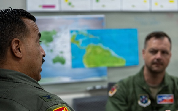 346th AEW Leadership visits the 156th Wing