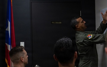 346th AEW Leadership visits the 156th Wing