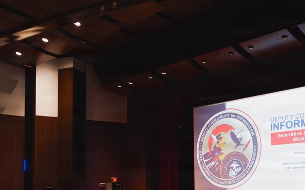 Marine Corps Base Quantico hosts Generative AI Workshop