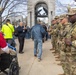 Mississippi National Guard Soldiers welcome veterans to the World War II Memorial