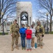 Mississippi National Guard Soldiers welcome veterans to the World War II Memorial