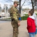 Mississippi National Guard Soldiers welcome veterans to the World War II Memorial
