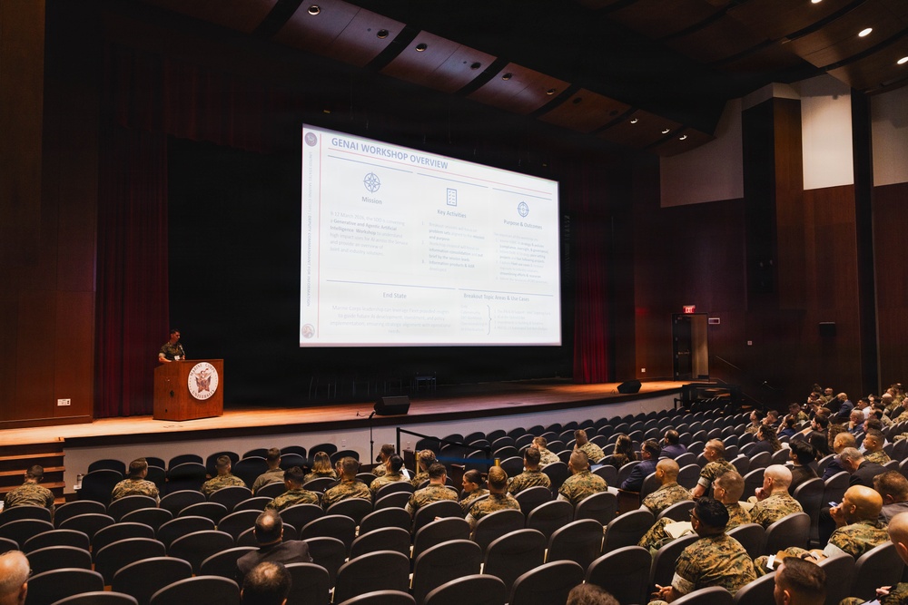 Marine Corps Base Quantico hosts Generative AI Workshop