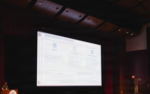Marine Corps Base Quantico hosts Generative AI Workshop