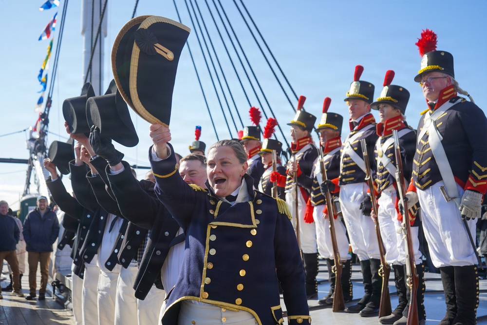 USS Constitution Goes Underway for USS Massachusetts Commissioning