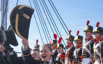 USS Constitution Goes Underway for USS Massachusetts Commissioning