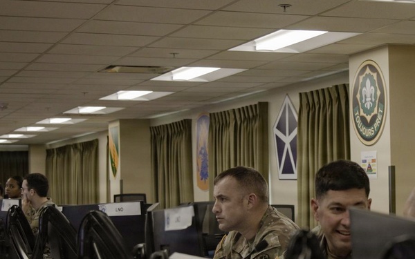 V Corps conducts enabling decision board for Warfighter Exercise 26-03