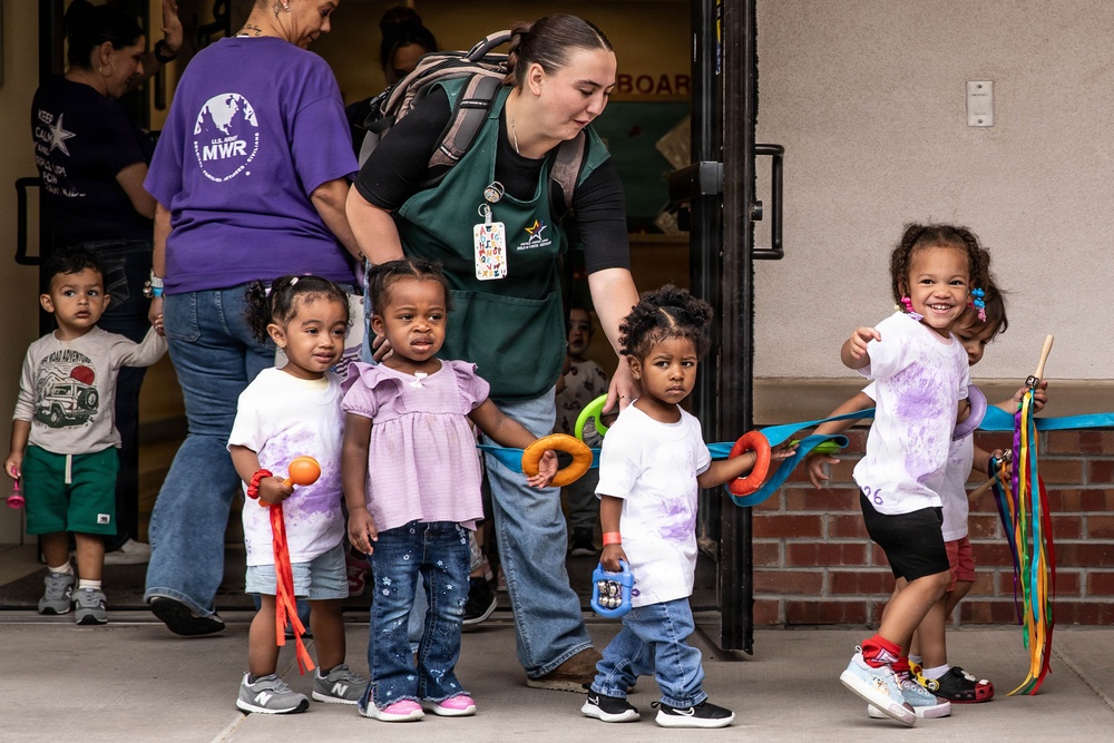 Milam Child Development Center celebrates Month of the Military Child