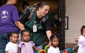 Milam Child Development Center celebrates Month of the Military Child