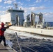 USS Fitzgerald conducts a replenishment-at-sea with MV Asterix during Kakadu 2026