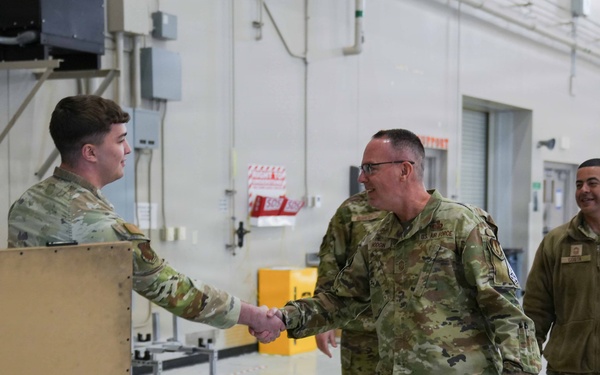 AFRL Command Chief explores 25th AMXS technology