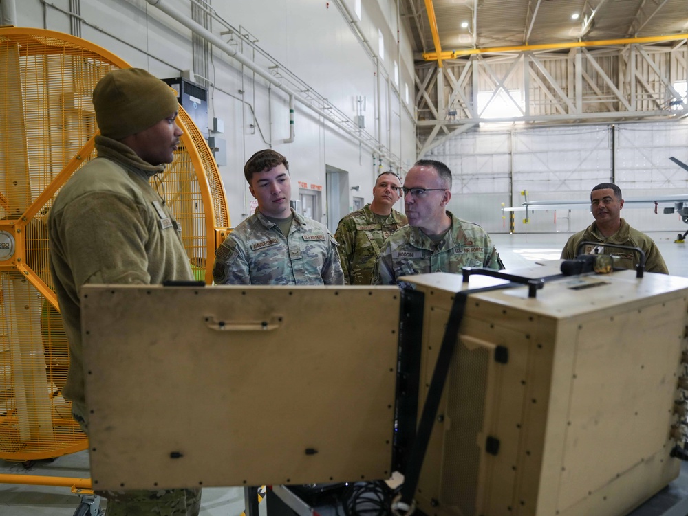 AFRL Command Chief explores 25th AMXS technology