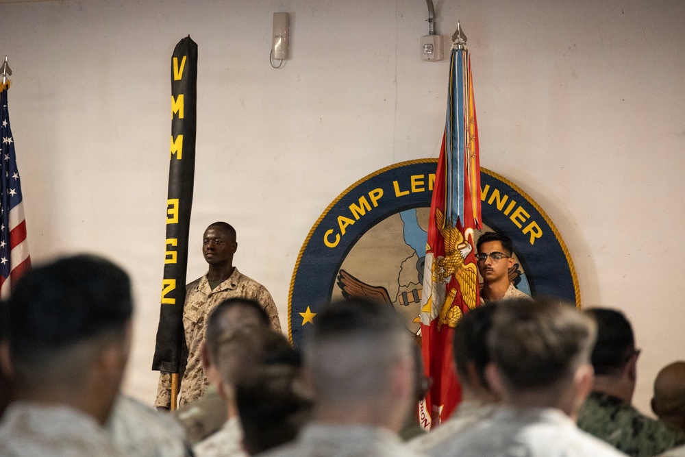 SMMC visits VMM-162 (REIN), VMM-362 (REIN) for RIP/TOA