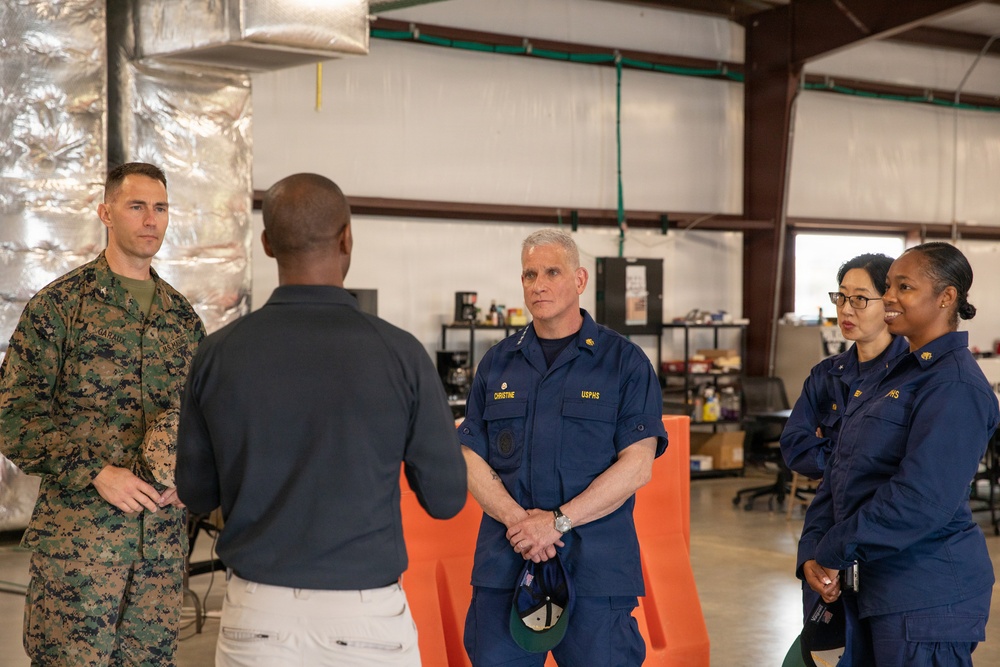 Adm. Brian Christine, MD, Assistant Secretary for Health, visits Guantánamo Bay