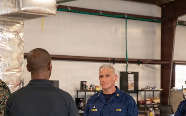 Adm. Brian Christine, MD, Assistant Secretary for Health, visits Guantánamo Bay