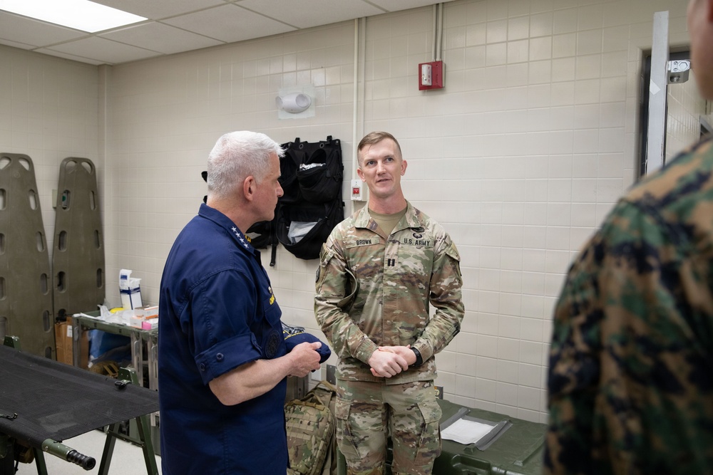 Adm. Brian Christine, MD, Assistant Secretary for Health, visits Guantánamo Bay