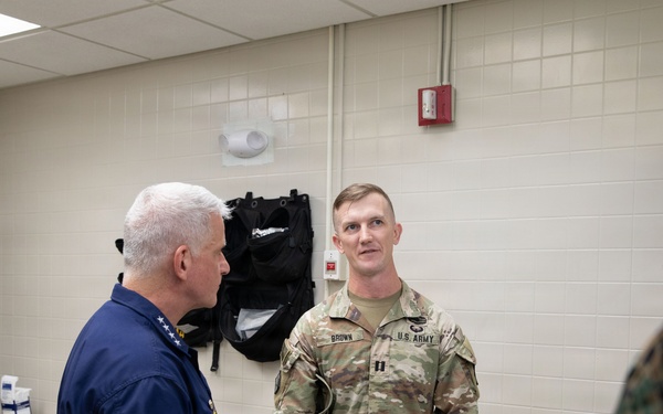 Adm. Brian Christine, MD, Assistant Secretary for Health, visits Guantánamo Bay