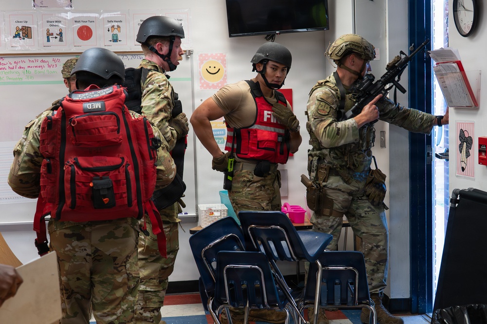 Active shooter exercise sharpens readiness for Tyndall first responders