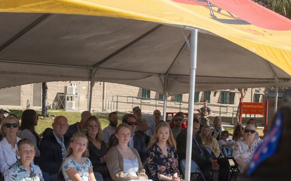 1st MARDIV holds retirement ceremony for U.S. Army Maj. Schlaf