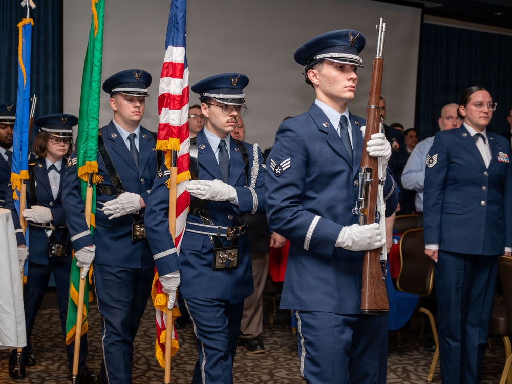 Herman Mackey Airman Leadership school class 26-C graduation ceremony