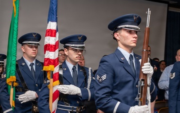 Herman Mackey Airman Leadership school class 26-C graduation ceremony
