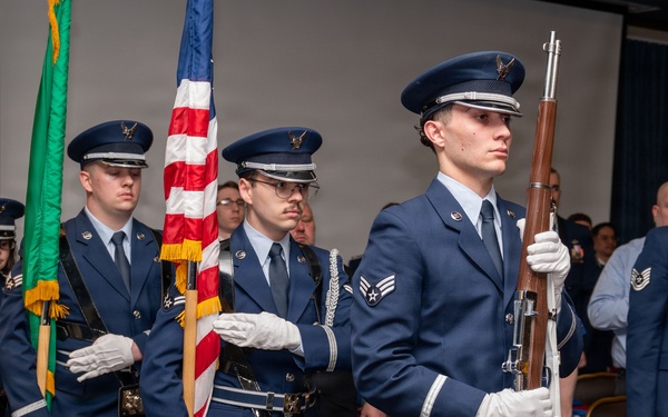 Herman Mackey Airman Leadership school class 26-C graduation ceremony