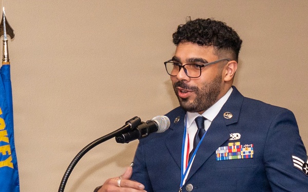 Herman Mackey Airman Leadership school class 26-C graduation ceremony