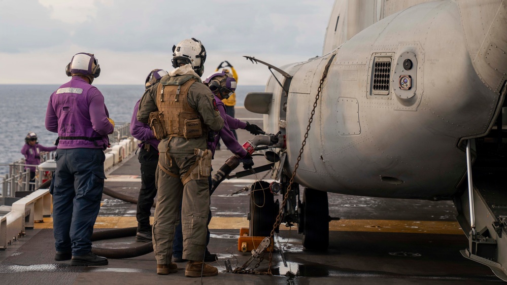 USS Tripoli (LHA 7) Conducts Flight Ops During Operation Epic Fury