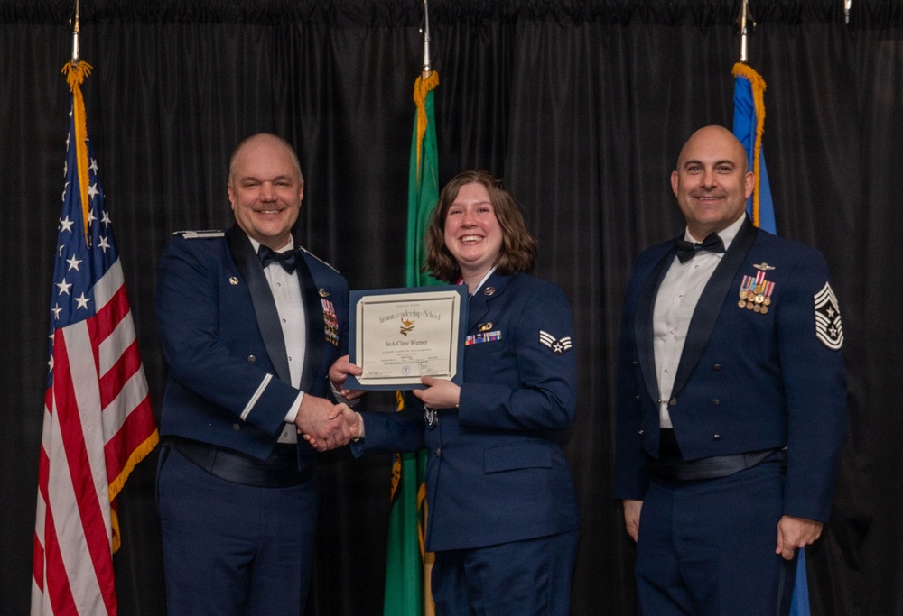 Herman Mackey Airman Leadership school class 26-C graduation ceremony