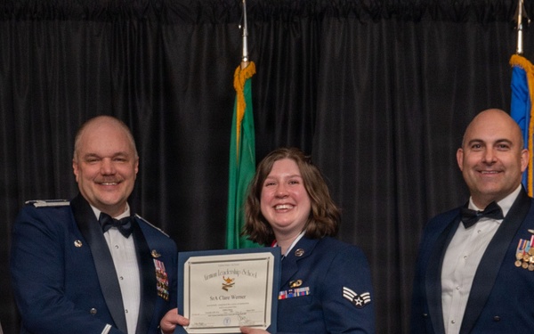 Herman Mackey Airman Leadership school class 26-C graduation ceremony