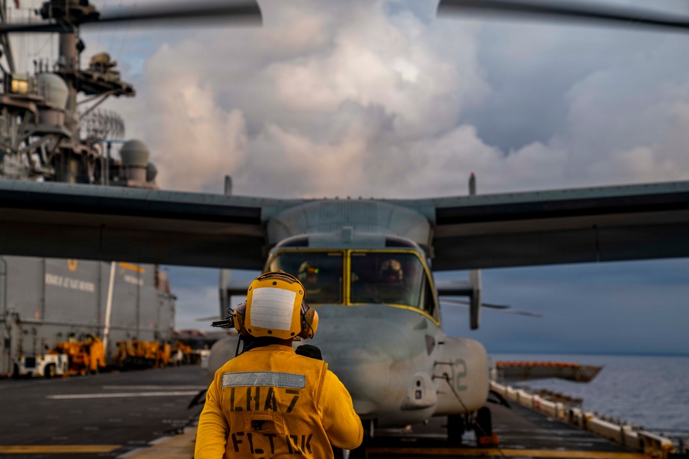 USS Tripoli (LHA 7) Conducts Flight Ops During Operation Epic Fury