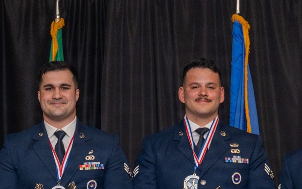 Herman Mackey Airman Leadership school class 26-C graduation ceremony