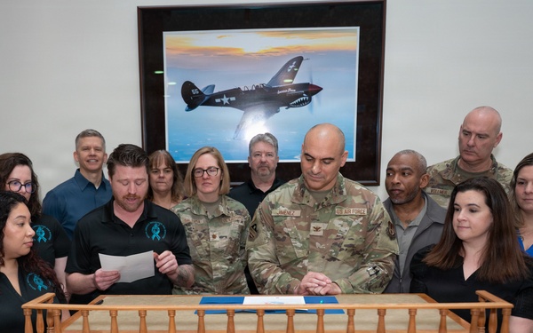 Leaders observe Sexual Assault Prevention and Awareness Month