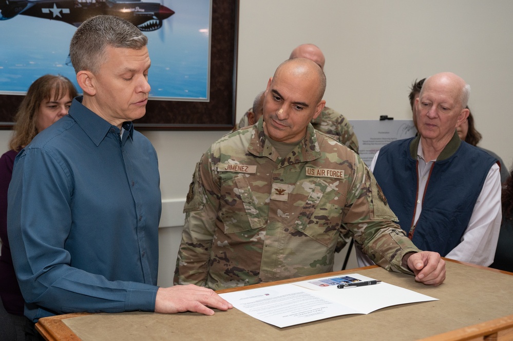 Commander signs Child Abuse Prevention Month proclamation