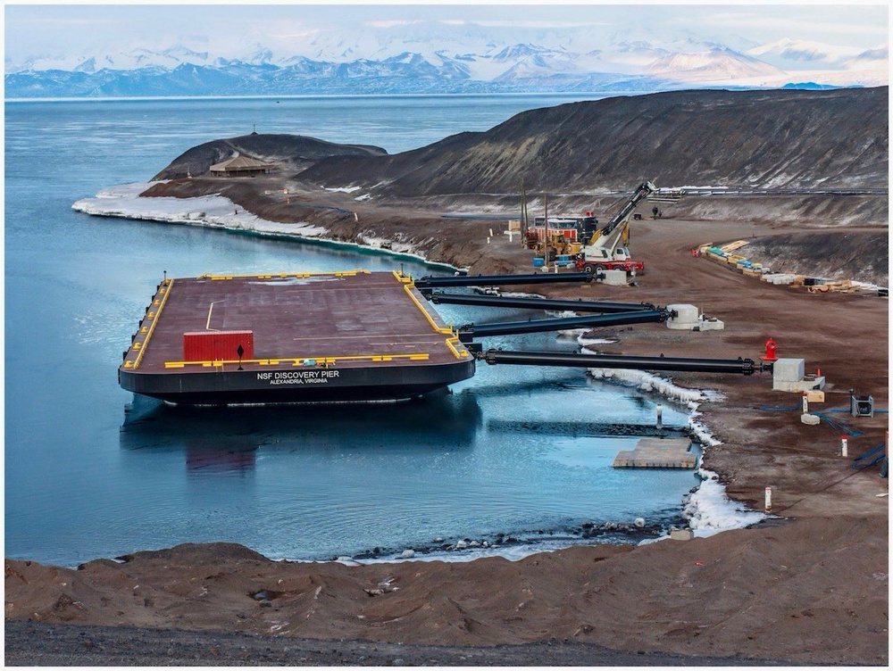 “Can Do” on the Ice: Seabees Reach Key Milestone for McMurdo Station Offload Infrastructure Project