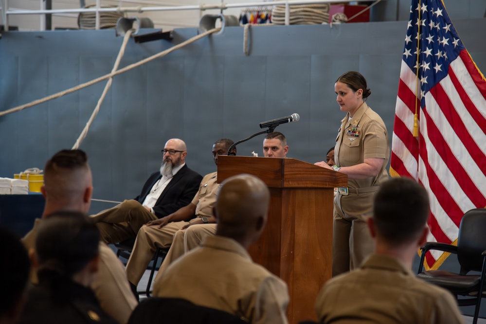 Surface Warfare Engineering School Command (SWESC) and Surface Combat Systems Training Command (SCSTC) Great Lakes hold 133rd Navy Chief Birthday Ceremony