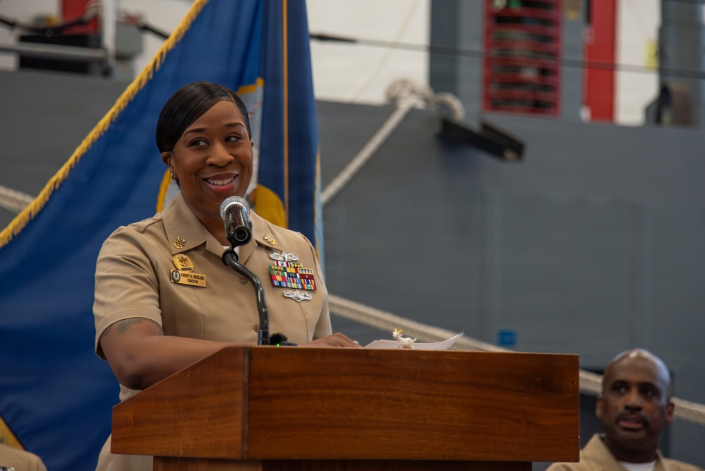Surface Warfare Engineering School Command (SWESC) and Surface Combat Systems Training Command (SCSTC) Great Lakes hold 133rd Navy Chief Birthday Ceremony