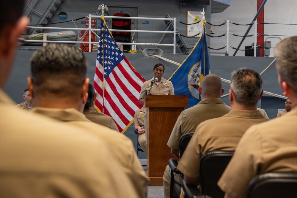 Surface Warfare Engineering School Command (SWESC) and Surface Combat Systems Training Command (SCSTC) Great Lakes hold 133rd Navy Chief Birthday Ceremony