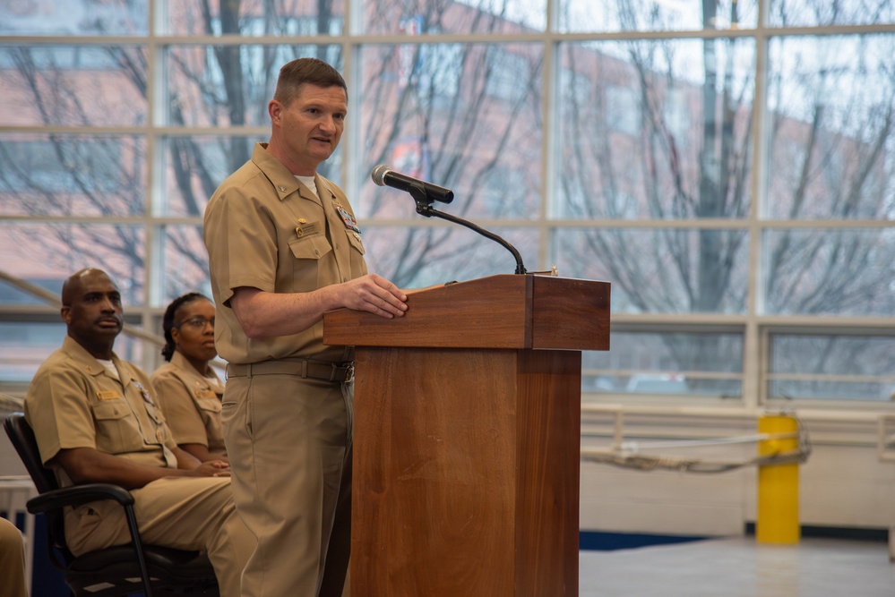 Surface Warfare Engineering School Command (SWESC) and Surface Combat Systems Training Command (SCSTC) Great Lakes hold 133rd Navy Chief Birthday Ceremony