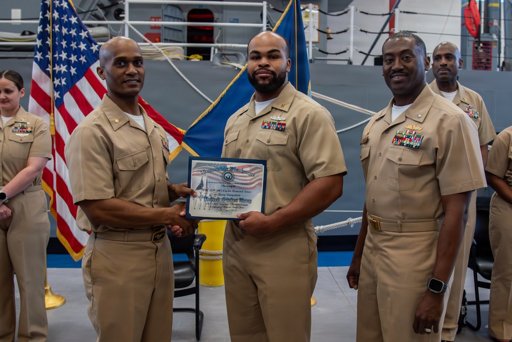 Surface Warfare Engineering School Command (SWESC) and Surface Combat Systems Training Command (SCSTC) Great Lakes hold 133rd Navy Chief Birthday Ceremony
