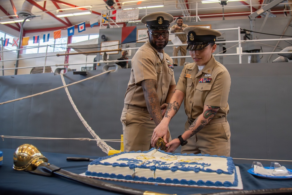 Surface Warfare Engineering School Command (SWESC) and Surface Combat Systems Training Command (SCSTC) Great Lakes hold 133rd Navy Chief Birthday Ceremony