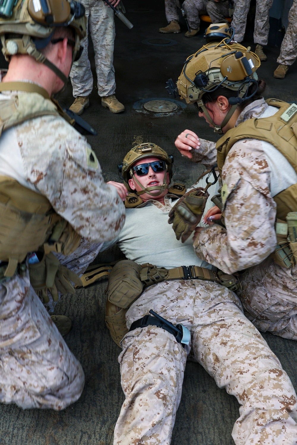 11th MEU Conducts Security, MCMAP Training Aboard Comstock