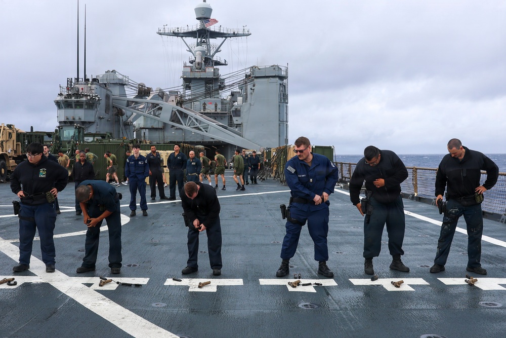 Comstock Conducts Small Arms Weapons Training