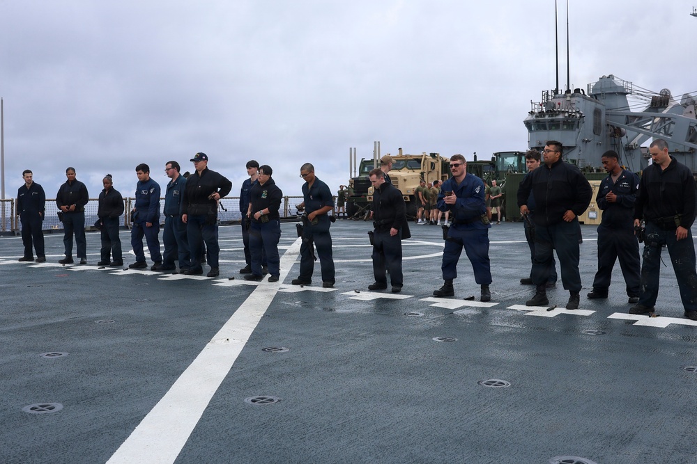 Comstock Conducts Small Arms Weapons Training