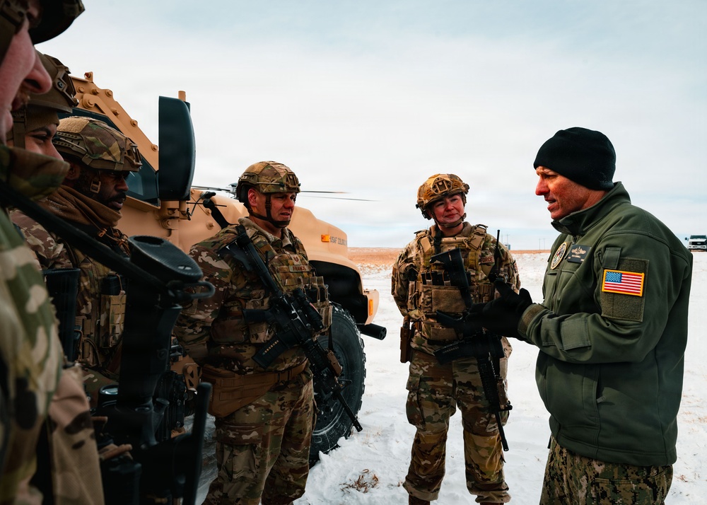 USSTRATCOM Commander Visits FE Warren AFB