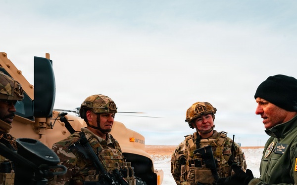 USSTRATCOM Commander Visits FE Warren AFB