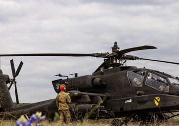 Air Cavalry tests new methods for rapid refueling during aerial gunnery