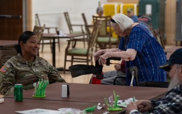 Bingo with Retired Veterans