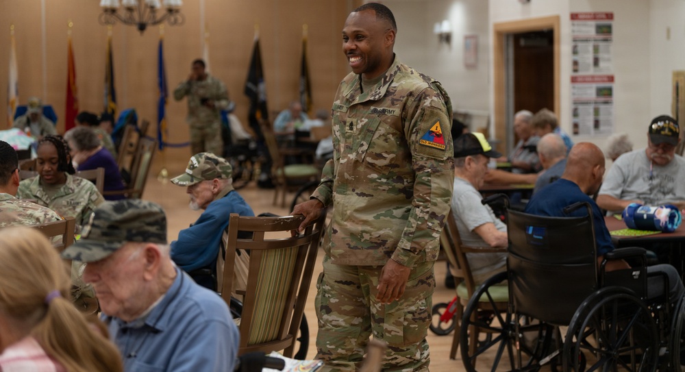 Bingo with Retired Veterans