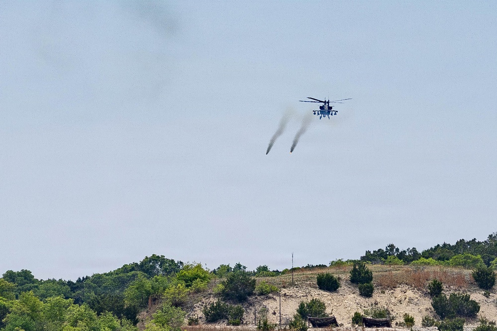 Air Cavalry tests new methods for rapid refueling during aerial gunnery